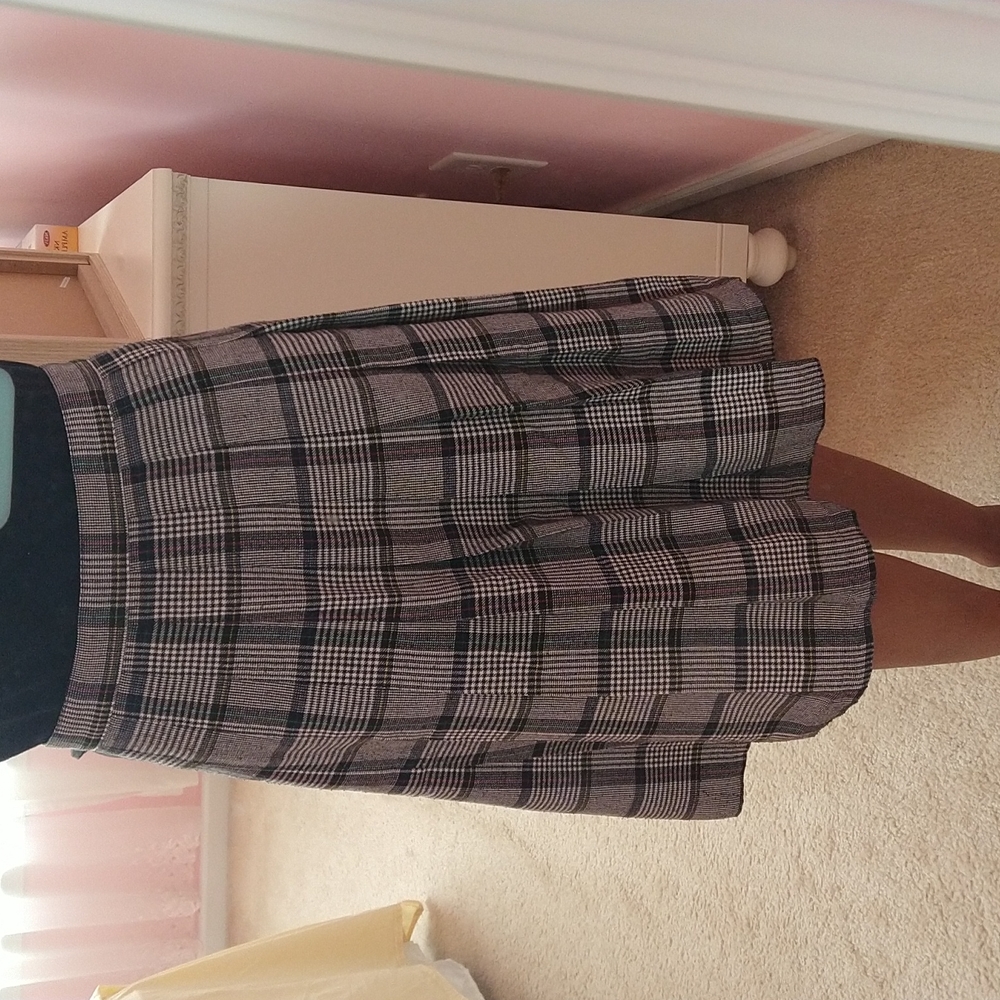Vintage Plaid Skirt